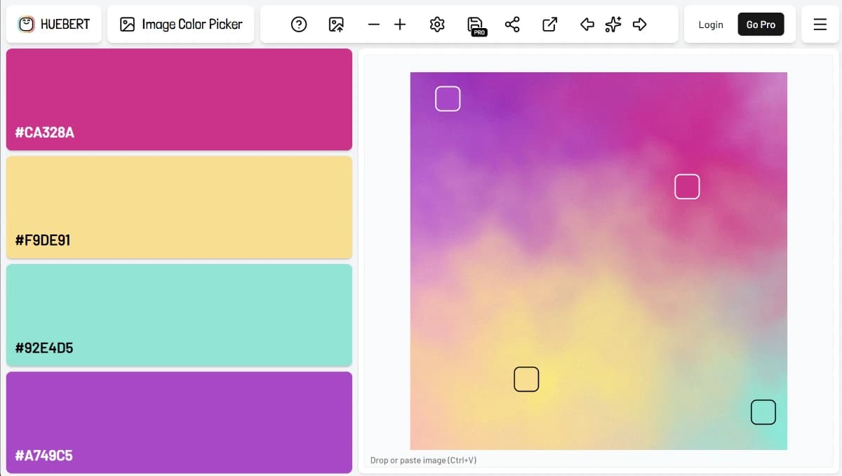Extract palettes from images